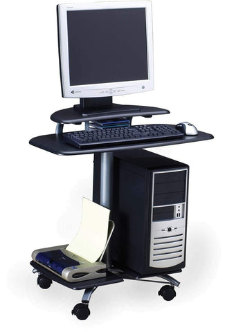 Mayline Eastwinds FPD Computer Table [948] Mayline Anthracite Desk 948ANT