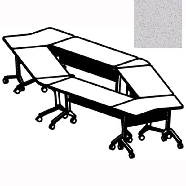 Mayline FLIP-N-GO Training Table Set Folkstone [FLIP1FLK4] Mayline Training Table FLIP1FLK4