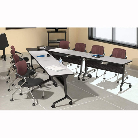 Mayline FLIP-N-GO Training Table Set Folkstone [FLIP2FLK4] Mayline Training Table FLIP2FLK4