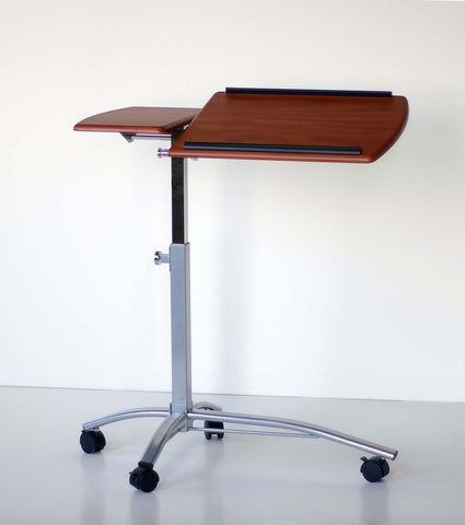 Mayline Laptop Caddy Metallic Gray, [950] Mayline Medium Cherry Laptop Cart 950MEC