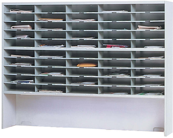 Mayline Mailflow-To-Go 2-Tier Sorter Elevated 50 Pockets [SR6046RPG] Mayline Mail Sorter SR6046RPG