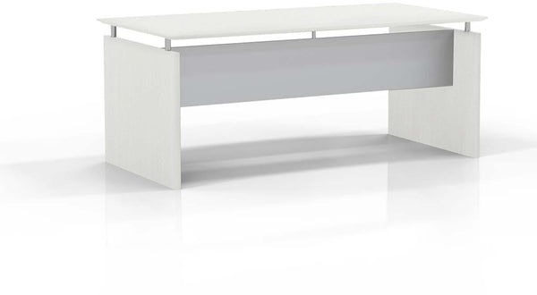 Mayline Medina 72" Rectangle Straight Desk [MNDS72] Mayline Textured Sea Salt Desk MNDS72TSS