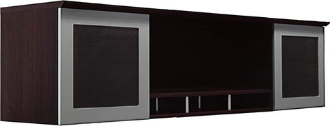 Mayline Medina 72"W Hutch Laminate [MNH72] Mayline Mocha Hutch MNH72LDC