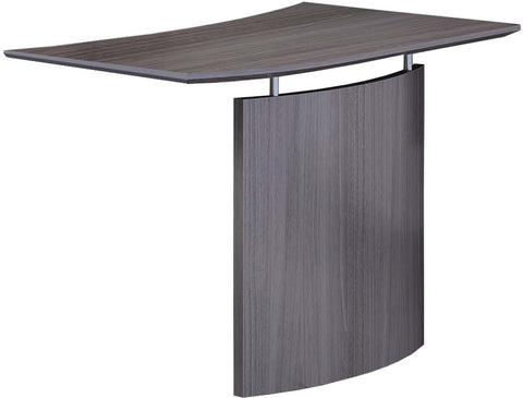 Mayline Medina Bridge Left Hand Bridge Laminate [MNBDGL] Mayline Gray Steel Bridge MNBDGLLGS