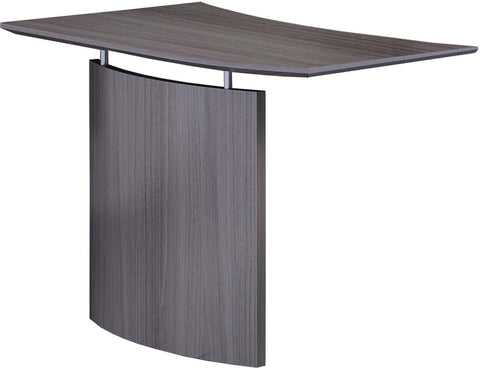 Mayline Medina Bridge Right Hand Bridge Laminate [MNBDGR] Mayline Gray Steel Bridge MNBDGRLGS