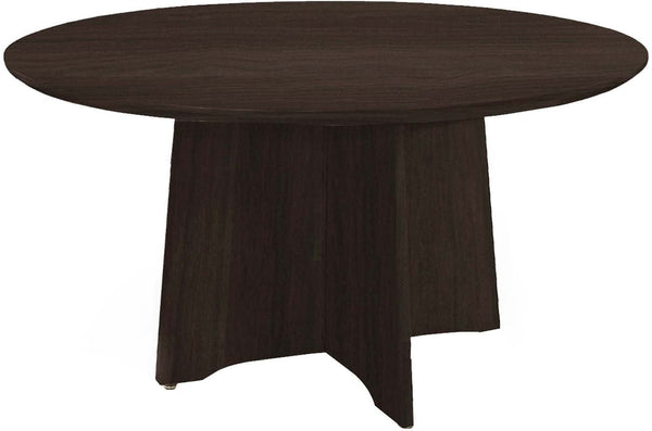 Mayline Medina Conference Table 48" Round [MNCR48] Mayline Mocha Conference Table MNCR48LDC