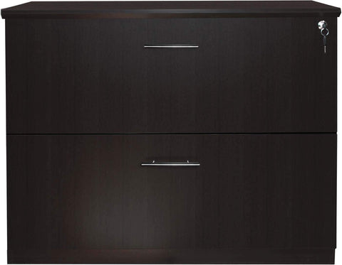 Mayline Medina Lateral FFF Laminate [MVLF] Mayline Mocha File Cabinet MVLFLDC