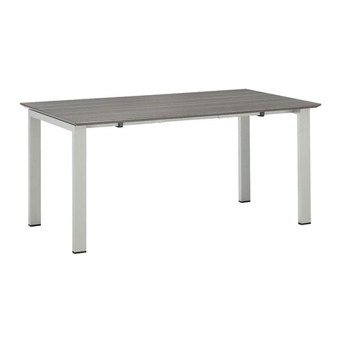 Mayline Medina™ Table Desk with Straight Top[MTD72] Mayline Gray Steel Table Desks MTD72LGS