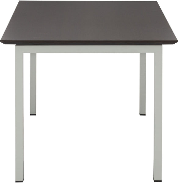 Mayline Medina™ Table Desk with Straight Top[MTD72] Mayline Mocha Table Desks MTD72LDC
