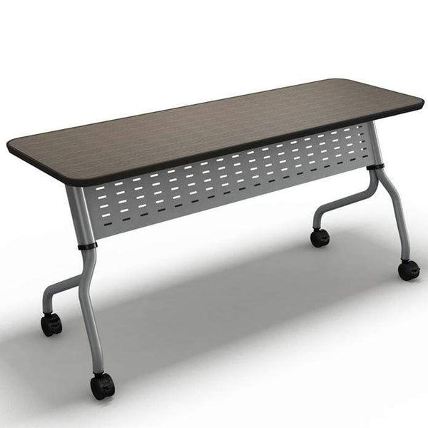 Mayline Sync 18" X 72" Rectangular Table Anthracite [SY1872TANT] Mayline Training Table SY1872TANT