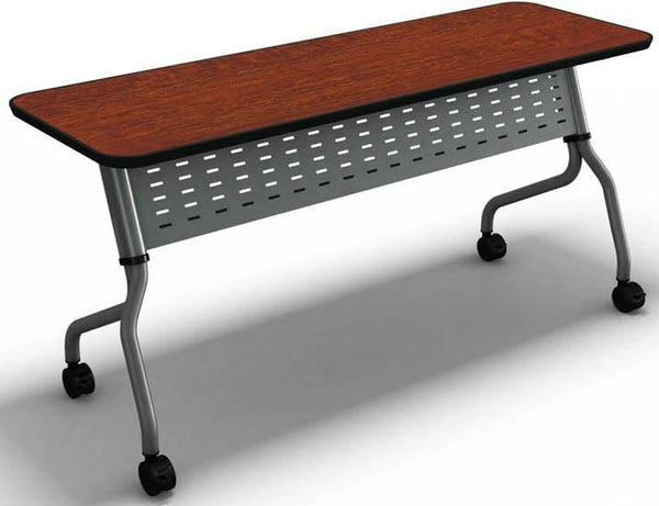 Mayline Sync 24" x 48" Rectangular Table Folkstone [SY2448TFLK4] Mayline Training Table SY2448TFLK4