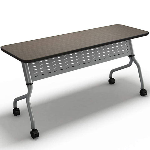 Mayline Sync 24" X 72" Rectangular Table Anthracite [SY2472TANT] Mayline Training Table SY2472TANT