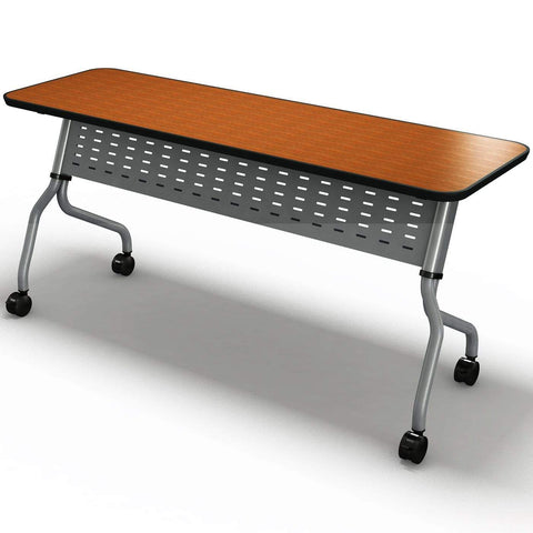 Mayline Sync 48"x24" Rectangular Table Biltmore Cherry [SY2448TLCRM] Mayline Training Table SY2448TLCRM
