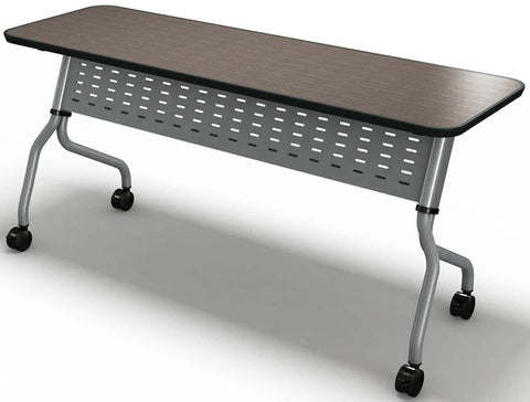 Mayline Sync 60"x24" Rectangular Table Mocha [SY2460TLDCM] Mayline Training Table SY2460TLDCM