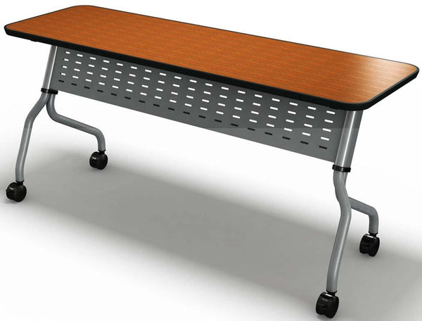 Mayline Sync 72"x24" Rectangular Table Biltmore Cherry [SY2472TLCRM] Mayline Training Table SY2472TLCRM