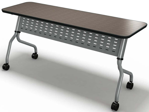 Mayline Sync 72"x24" Rectangular Table Mocha [SY2472TLDCM] Mayline Training Table SY2472TLDCM