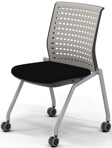 Mayline Thesis Training Chair Armless Black Fabric [KTS2SGBLK] Mayline Task Chair KTS2SGBLK