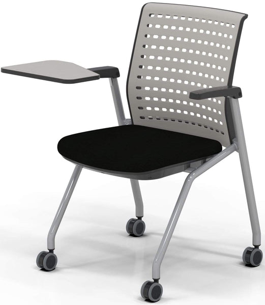 Mayline Thesis Training Chair Arms, Tablet, Black Fabric[ KTS3SGBLK] Mayline Task Chair KTS3SGBLK