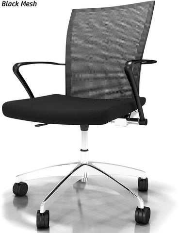 Mayline Valore Mesh Task Chair [TSH3] Mayline Black TSH3BB Mesh Chair TSH3BB
