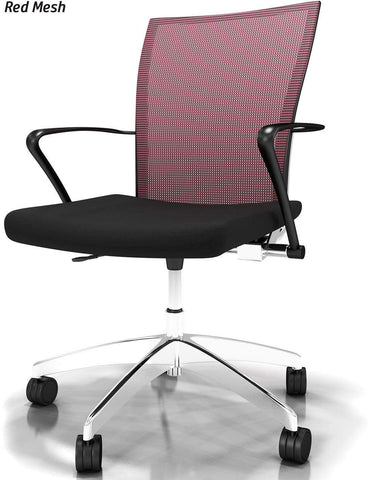 Mayline Valore Mesh Task Chair [TSH3] Mayline Red TSH3BR Mesh Chair TSH3BR