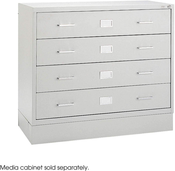 Media Cabinet Base Light Gray [4931LG] Safco Mailroom Organizer 4931LG
