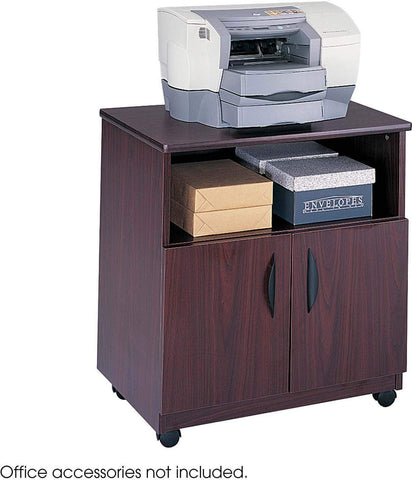 Mobile Machine Stand [1850] Safco Mahogany Machine Stand 1850MH