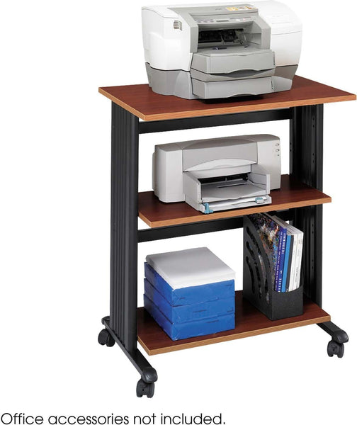 Muv™ Adjustable Printer Stand Three Level [1881] Safco Cherry Machine Stand 1881CY