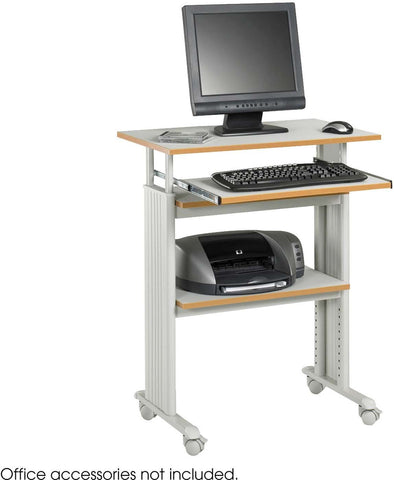 Muv™ Stand-Up Adjustable-Height Desk [1929] Safco Gray Computer Desk 1929GR