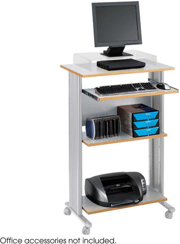 Muv™ Stand-Up Desk [1923] Safco Gray Computer Desk 1923GR