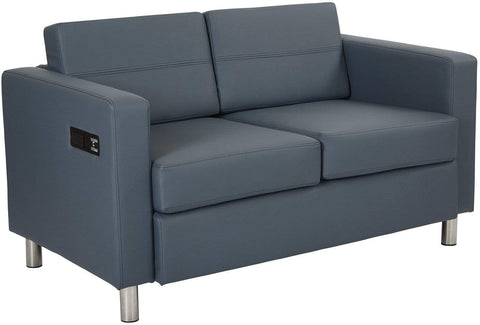 Office Star Ave Six Atlantic Loveseat Blue [ATL52-R105] Office Star Loveseat ATL52-R105