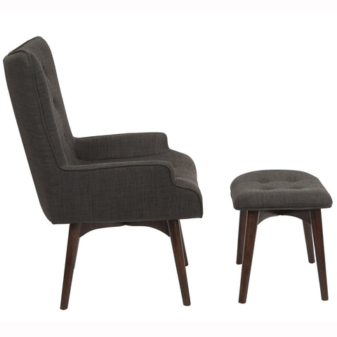 Office Star Ave Six Dalton Chair with Ottoman [SB524] Office Star Accent Chair