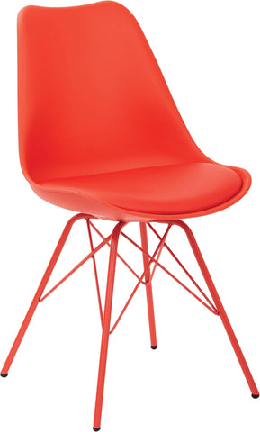 Office Star Ave Six Emerson Student Side Chair [EMS26G] Office Star Red Home Office Chair EMS26G-9