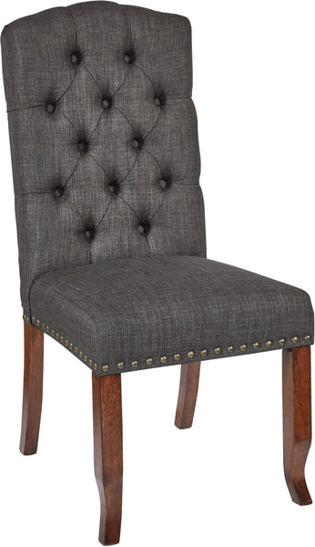 Office Star Ave Six Jessica Tufted Dining Chair [JSA] Office Star Charcoal Accent Chair JSA-L36