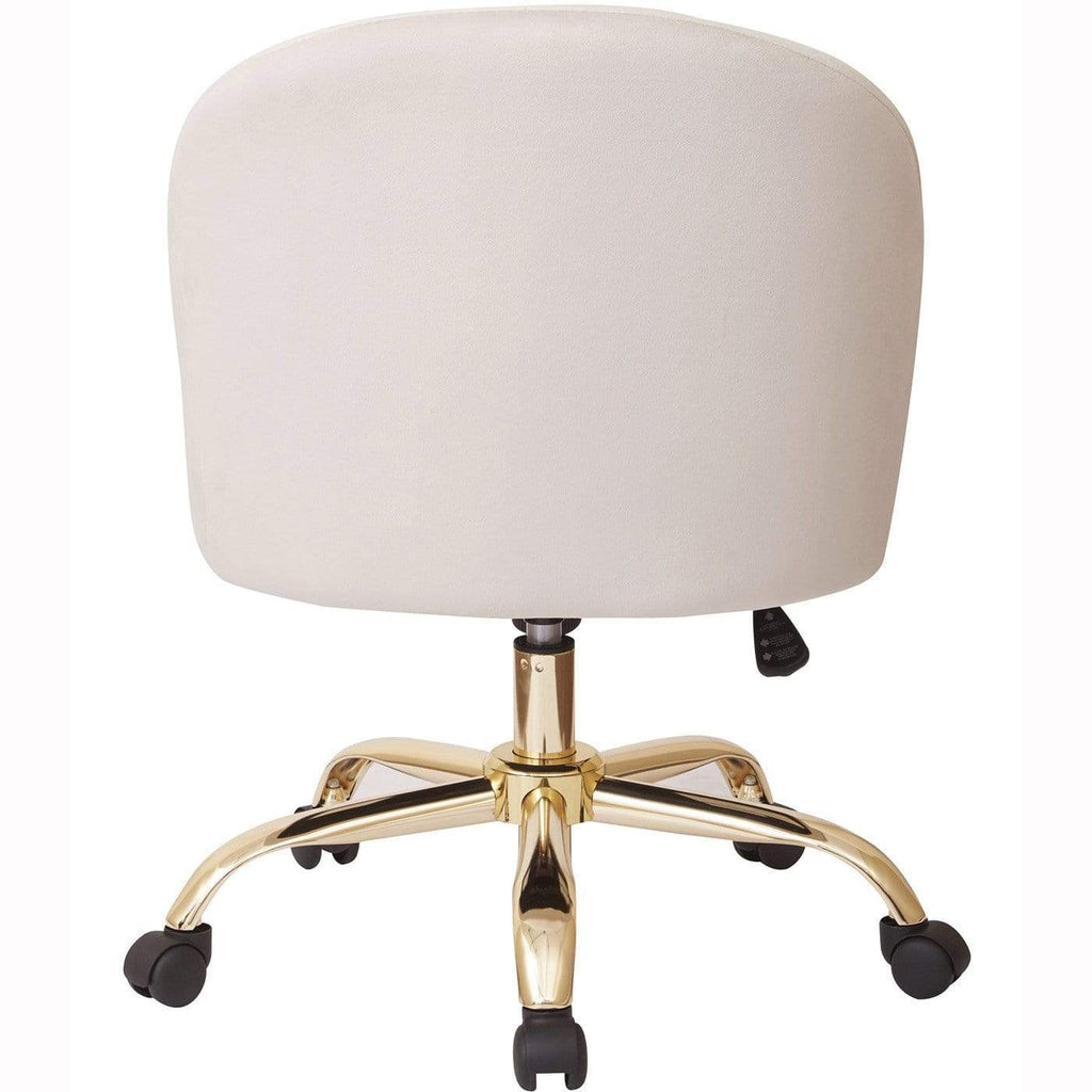 Office Star Ave Six Layton Mid Back Office Chair Velvet [FL3224G ...