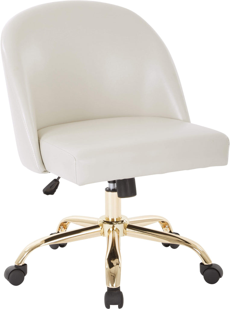 Office Star Ave Six Layton Mid Back Office Chair Velvet [FL3224G ...