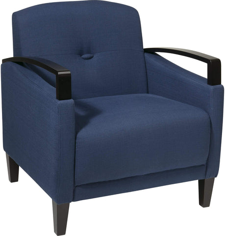 Office Star Ave Six Main Street Chair [MST51] Office Star Woven Indigo Club Chair MST51-W17