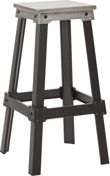 Office Star New Hampshire 30" Bar Stool [NHM] Office Star Brushed Silver Bar Stool NHM-BS