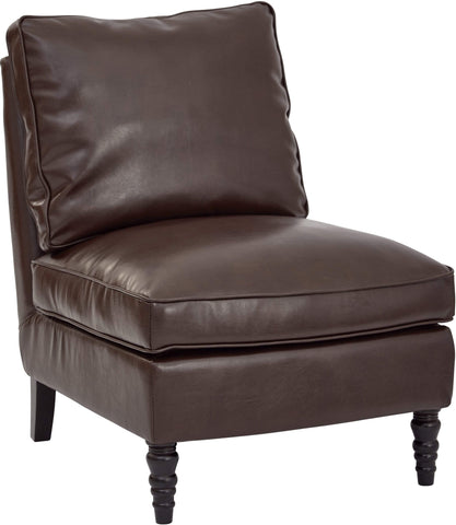 Office Star OSP Accents Martin Accent Chair Bonded Leather [SB258] Office Star Cocoa Accent Chair SB258-BD24