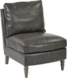 Office Star OSP Accents Martin Accent Chair Bonded Leather [SB258] Office Star Pewter Accent Chair SB258-BD26