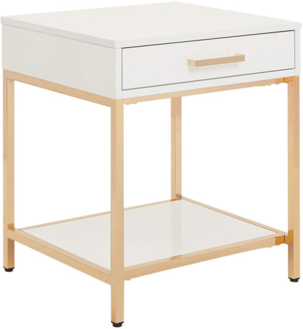 Office Star OSP Designs Alios End Table [ALS09-WH] Office Star End Table ALS09-WH