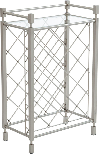Office Star OSP Designs Covina Wine Rack [CVN6599] Office Star Nickel Wine Racks CVN6599-NB