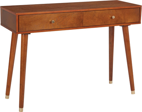 Office Star OSP Designs Cupertino Console Table [CUP07] Office Star Light Walnut Console Table CUP07-LWA