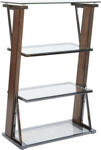 Office Star OSP Designs Eureka 4-Shelf Bookcase [EUKBK-CAM] Office Star Bookcase EUKBK-CAM