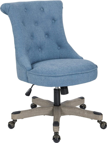 Office Star OSP Designs Hannah Tufted Office Chair Skyk [HNNSA] Office Star Sky Accent Chair HNNSA-E18
