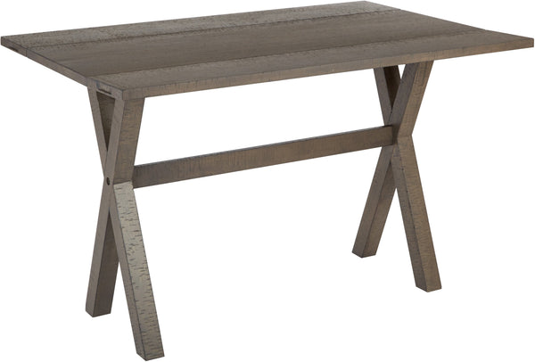 Office Star OSP Designs McKayla Flip Top Table in Distressed [MK6578] Office Star Washed Grey End Table MK6578-WG