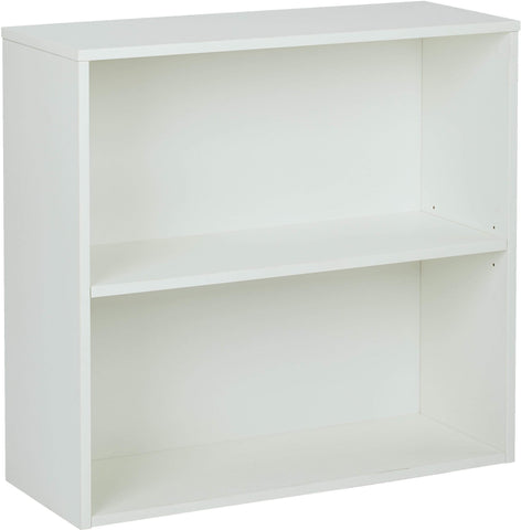 Office Star OSP Designs Prado 30" 2 Shelf Bookcase [PRD3230] Office Star White Bookcase PRD3230-WH