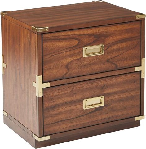 Office Star OSP Designs Wellington 2-Drawer Cabinet [WEL1622] Office Star Toasted Wheat Storage Unit WEL1622-TW
