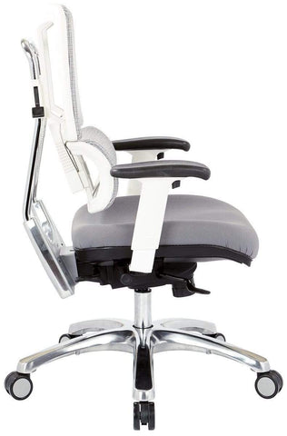 Office Star Pro-Line II™ Breathable White Vertical Mesh Chair [99661W-5811] Office Star Executive Chair 99661W-5811
