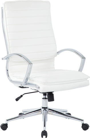 Office Star Pro-Line II™ High Back Manager's Chair Faux Leather [SPX23590C] Office Star White Desk Chairs SPX23590C-U11