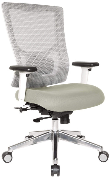 Office Star Pro-Line II™ ProGrid® White Mesh Mid Back Chair [95672-5882] Office Star Office Chair 95672-5882